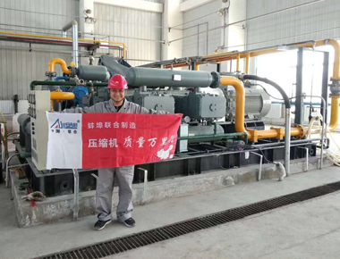 青海某能源公司bog压缩机