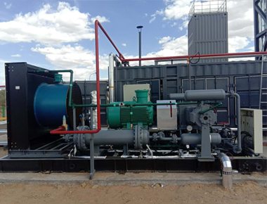陕西某石油科技公司原料气压缩机